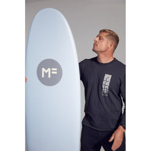 6’6 MF Beastie Funboard - Midlength Foam board - Sky Blue