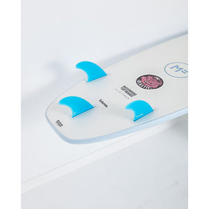 6’6 MF Beastie Funboard - Midlength Foam board - Sky Blue